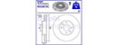 [DELBG3762] DISQUE FREIN MICRA AP2002 K12/CLIO (PAIRE)
