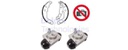 [DELKP1115] KIT FREIN  PEUGEOT 207 1.4HDI Ø229 oe=424244